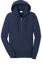 Load image into Gallery viewer, Ladies Core Fleece Full-Zip Hooded Sweatshirt
