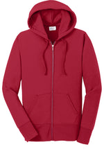 Load image into Gallery viewer, Ladies Core Fleece Full-Zip Hooded Sweatshirt
